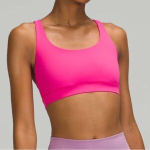 Lululemon Pink Energy Bra Size 8